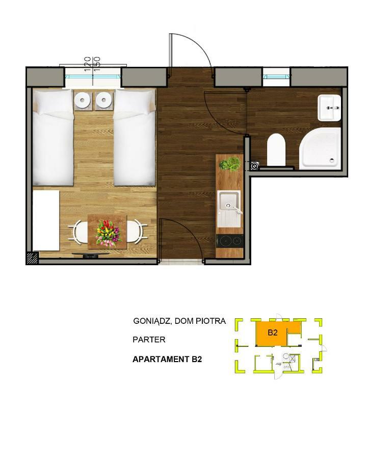 Dom Piotra Apartment Goniadz Exterior foto