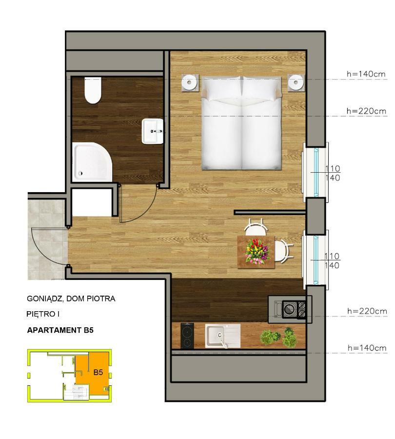 Dom Piotra Apartment Goniadz Exterior foto